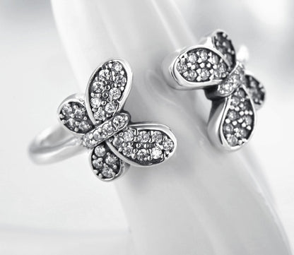 Importé - Bague Papillon en Argent