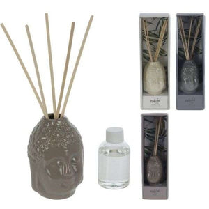 DIFFUSEUR DE SENTEUR 100ML+TIGE-BOUDDHA-ASST