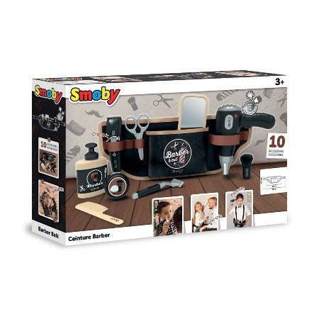 SMOBY-BARBER BELT CEINTURE+ 10 ACCESSOIRES+3ANS