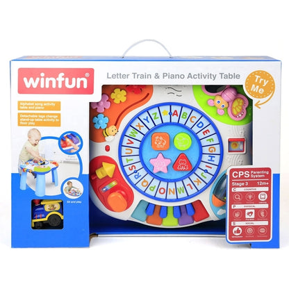 Table éducative avec piano et alphabet+12mois