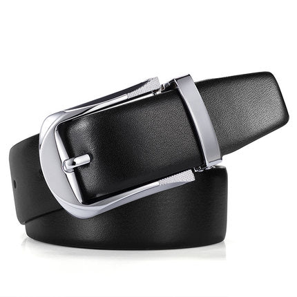 Importé - Ceinture Homme Business Véritable Cuir Finition Lisse ou Grainée