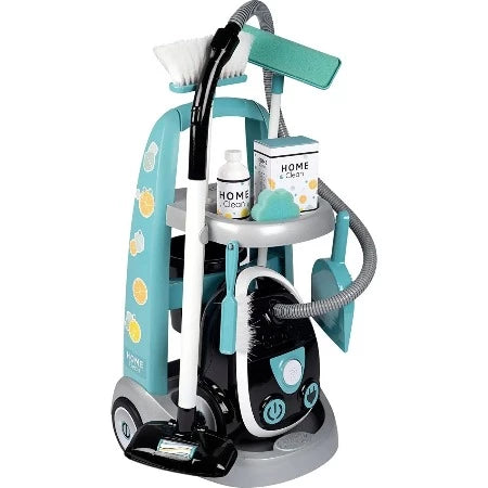 SMOBY ET MENAGE ASPIRATEUR +ACCESSOIRES+3ANS