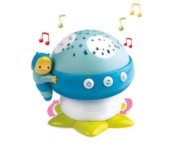 SMOBY CHAMPIGNON MUSICAL POUR BEBE COTOONS-16X13X13CM-0MOIS