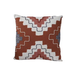 Coussin decoratif-45x45cm-naturel-marron multicolore