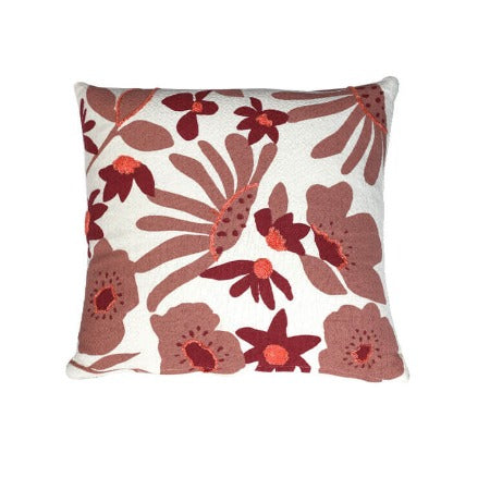 Coussin decoratif-45x45cm-naturel-marron