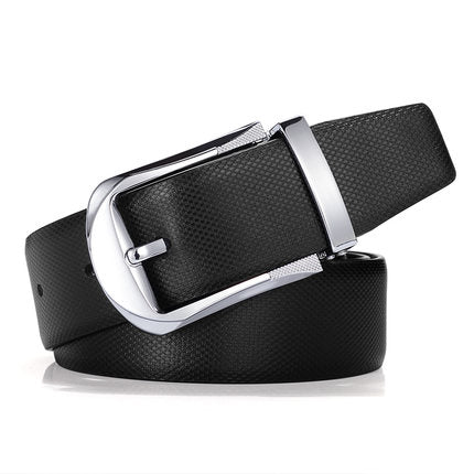 Importé - Ceinture Homme Business Véritable Cuir Finition Lisse ou Grainée