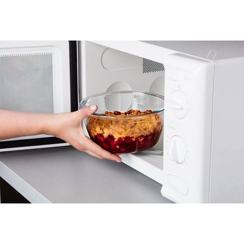 PLAT ROND AVEC COUVERCLE COOK &GO-1,6L-20X20X9CM- BLANC