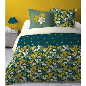 PARURE DE LIT-3PCS-240X260CM/2 TAIES 63X63CM-DAPHNE