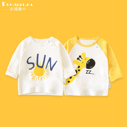 Importé - Lot De 2 T-shirts Bébé Manches Longues En Coton 100%