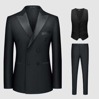Importé - Ensemble Smoking Costume Homme 2-3 Pièces Noir