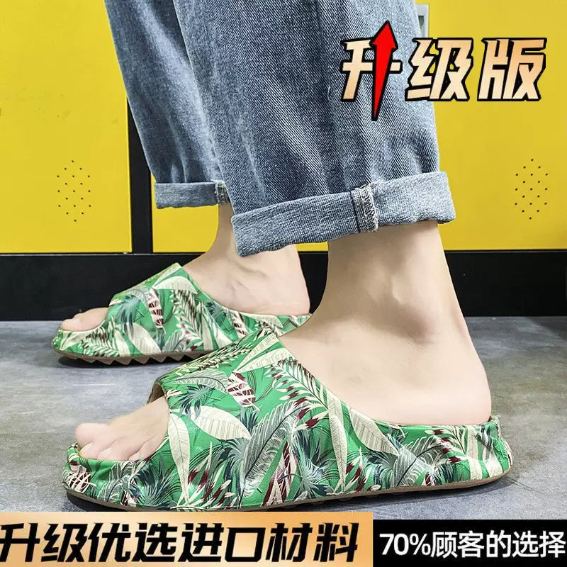 Importé - Sandale Homme Liège Style Pantoufles Antidérapant
