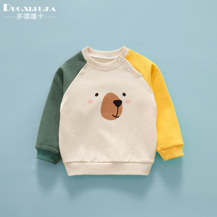 Importé - Pull Bébé Décontracté Manche Longue En Coton 100%