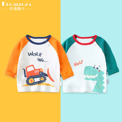 Importé - Lot De 2 T-shirts Bébé Manches Longues En Coton 100%