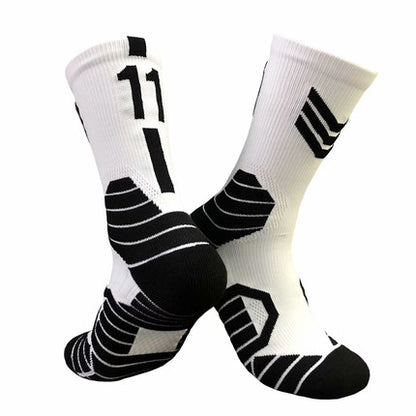 Importé - Chaussettes De Basket-ball Numéroté Pour Adulte Antidérapantes