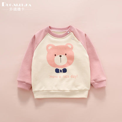 Importé - Pull Bébé Décontracté Manche Longue En Coton 100%
