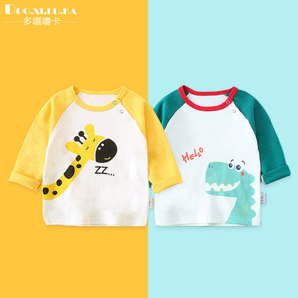 Importé - Lot De 2 T-shirts Bébé Manches Longues En Coton 100%