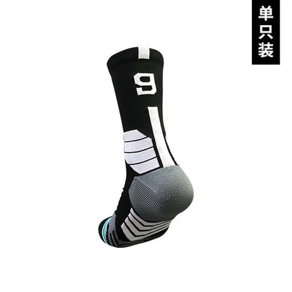 Importé - Paire de Chaussettes Sport Numéroté Adulte Antidérapantes