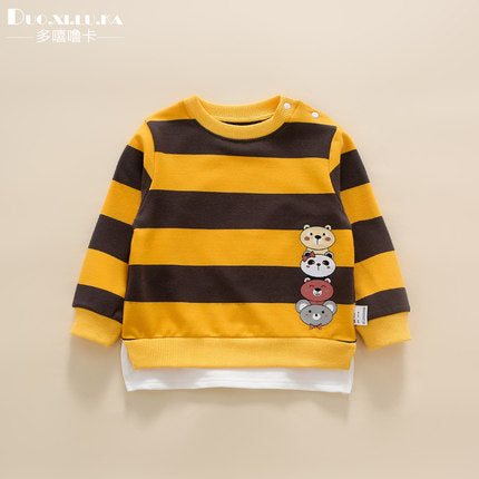Importé - Pull Bébé Décontracté Manche Longue En Coton 100%