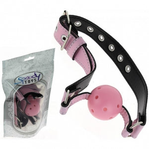 BAILLON ROSE EN PVC - GAG BALL LUXURY