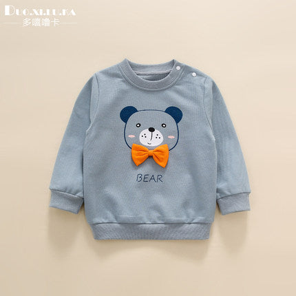 Importé - Pull Bébé Décontracté Manche Longue En Coton 100%