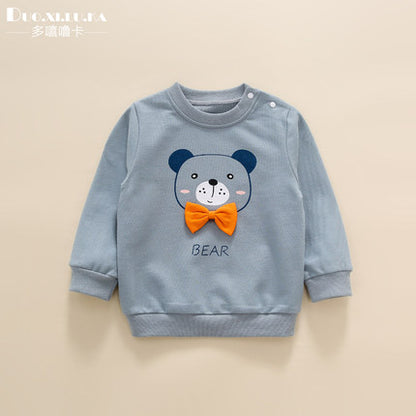 Importé - Pull Bébé Décontracté Manche Longue En Coton 100%