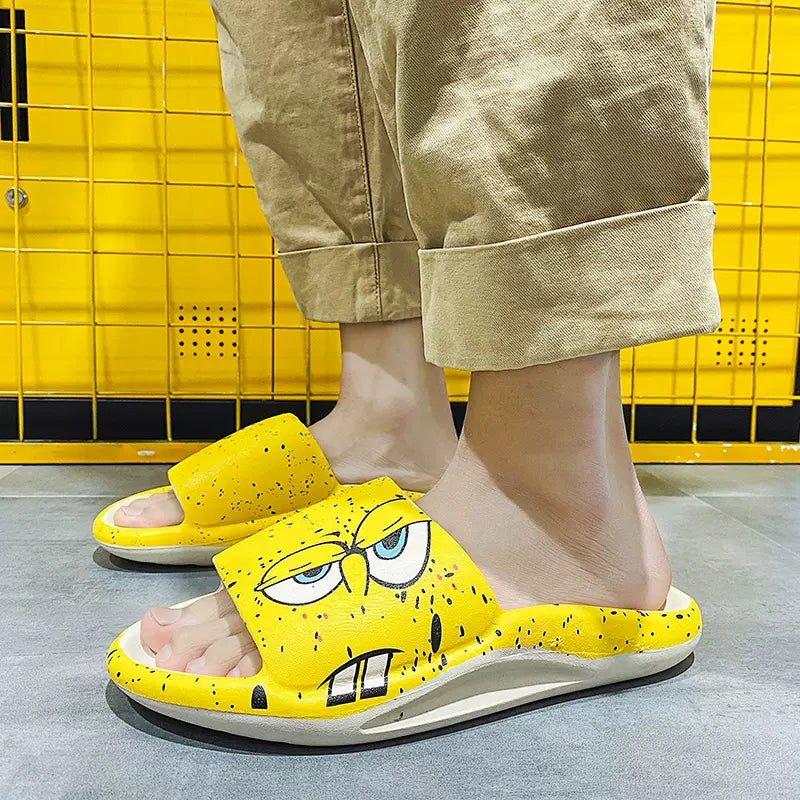 Importé - Sandale Homme Liège Style Pantoufles Antidérapant
