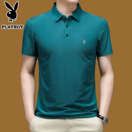 Importé - Polo T-Shirt  Playboy Homme Manches Courtes En Soie