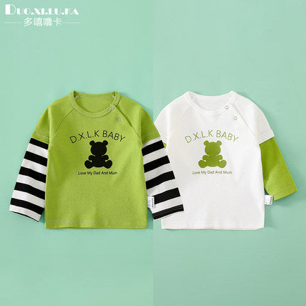 Importé - Lot De 2 T-shirts Bébé Manches Longues En Coton 100%