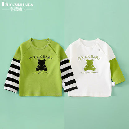 Importé - Lot De 2 T-shirts Bébé Manches Longues En Coton 100%