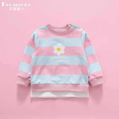 Importé - Pull Bébé Décontracté Manche Longue En Coton 100%