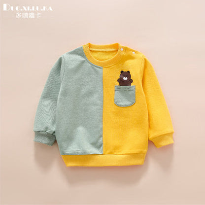 Importé - Pull Bébé Décontracté Manche Longue En Coton 100%