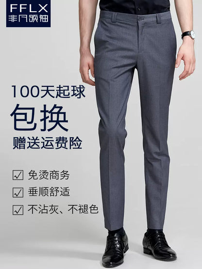 Importé - Pantalons Silm Homme De Costume Décontracté