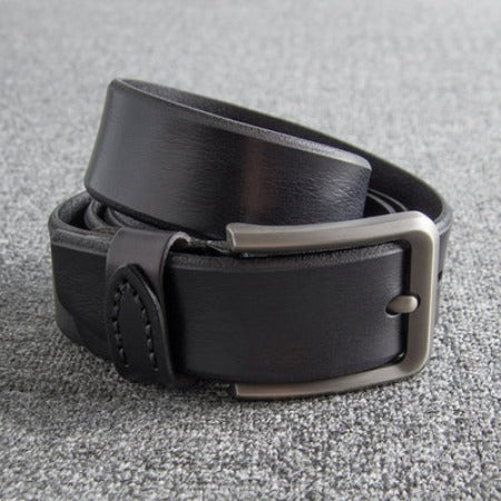 Importé - Ceinture Homme Avec Boucle Ardillon En Cuir Pu