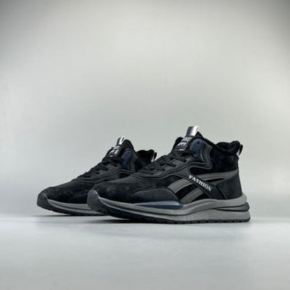 Importé - Chaussure Homme Sport Montantes Décontractée Rétro Montantes - Noir