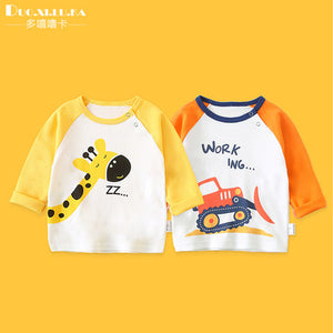 Importé - Lot De 2 T-shirts Bébé Manches Longues En Coton 100%