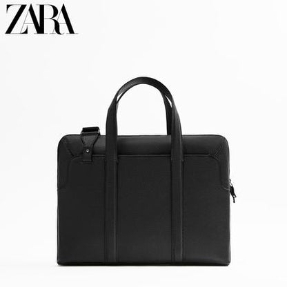 Importé - ZARA NEW - Sac Hommes Tendance En Bandoulière - Noir Grainé