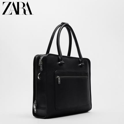 Importé ZARA NEW Sac A Main Hommes Classique Noir