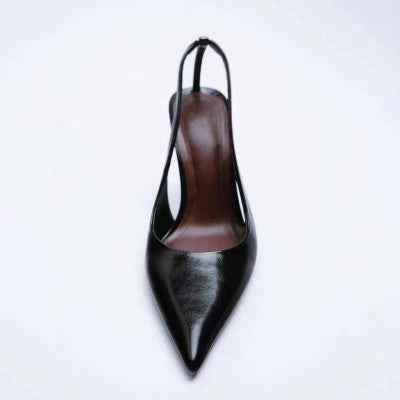 Importé - ZARA NEW - Chaussure Sandales Femme À Haut Talons - Noir