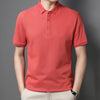 Importé - Polo T-Shirt Homme Slim Fit Col Ample A Manches Courtes EN Coton