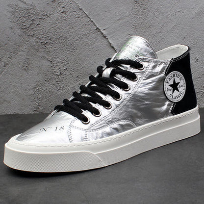 Importé - Chaussure Homme Baskets Décontractée Tendance Style All Star En Cuir