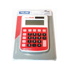 CALCULATRICE 8 CHIFFRES ROUGE BLISTER