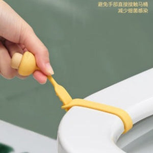 Importé - Lève-Couvercle De Toilette 4 Pièces En Silicone