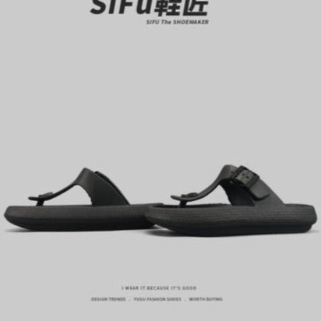 Importé - Chaussure Homme Sandale Décontracté Confortables Antidérapante - Noir