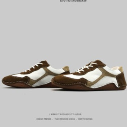Importé - Chaussure Homme Sport Rétro Tendance - Marron
