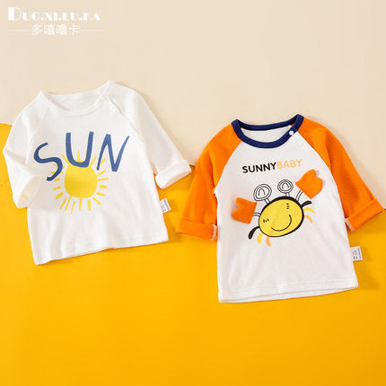 Importé - Lot De 2 T-shirts Bébé Manches Longues En Coton 100%