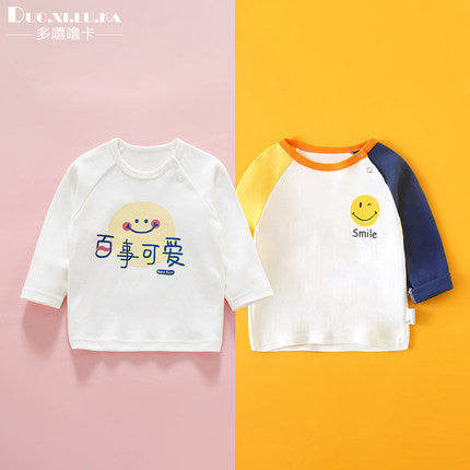 Importé - Lot De 2 T-shirts Bébé Manches Longues En Coton 100%