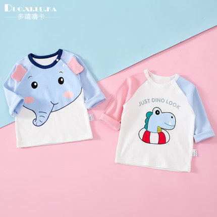 Importé - Lot De 2 T-shirts Bébé Manches Longues En Coton 100%
