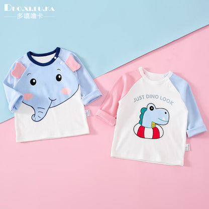 Importé - Lot De 2 T-shirts Bébé Manches Longues En Coton 100%