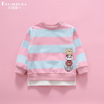 Importé - Pull Bébé Décontracté Manche Longue En Coton 100%