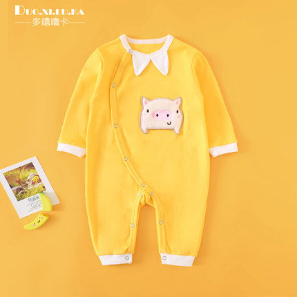 Importé - Barboteuse Bébé Décontracté Manche Longue En Coton 100%